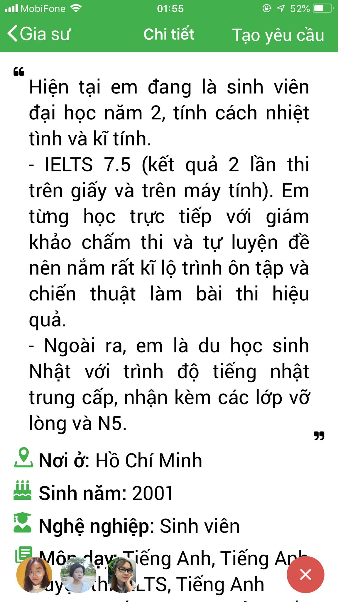 App Daykemtainha.vn tiếng Nhật N5